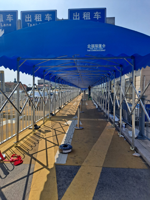 青島火車站推拉篷